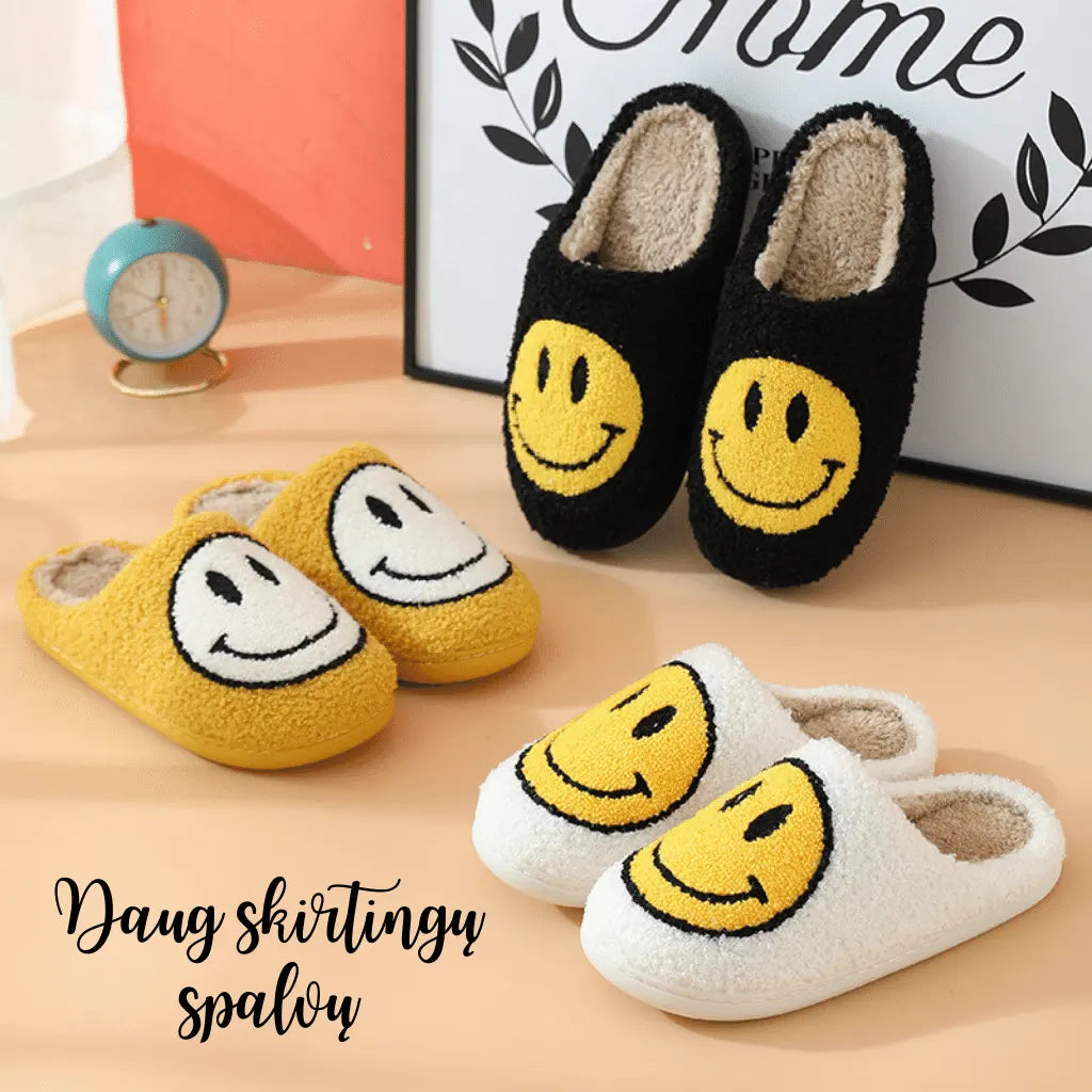 Šiltos šlepetės su šypsena - Originalu-pigu