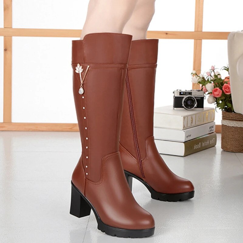 Žieminiai moteriški aukštakulniai - Originalu-pigu