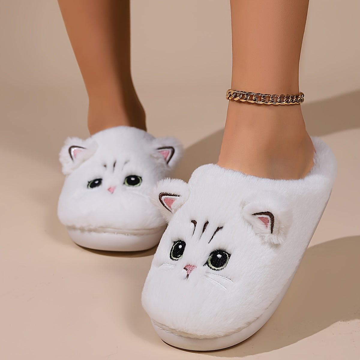 Moteriškos šlepetės su katinėliais - Originalu-pigu