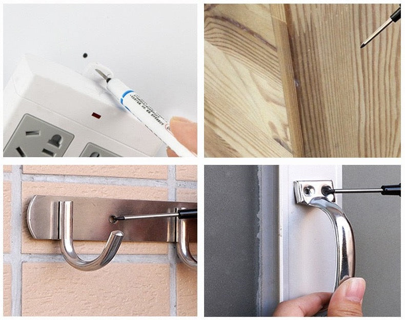 Multifunkcinis žymeklis su ilgu atgaliu (3 vnt.) - Originalu-pigu