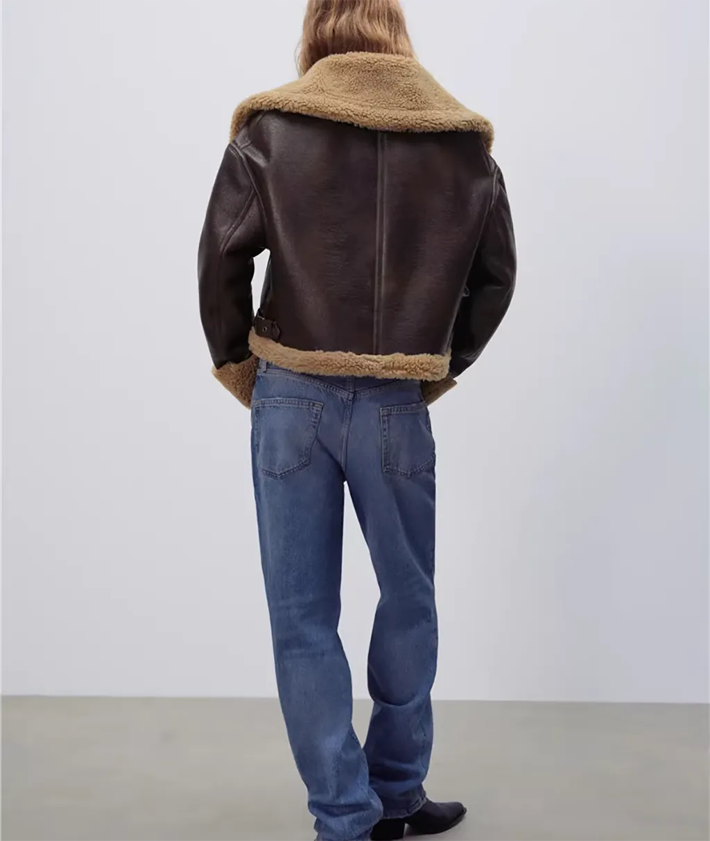 Prabangus veganiškos odos švarkelis - Originalu-pigu