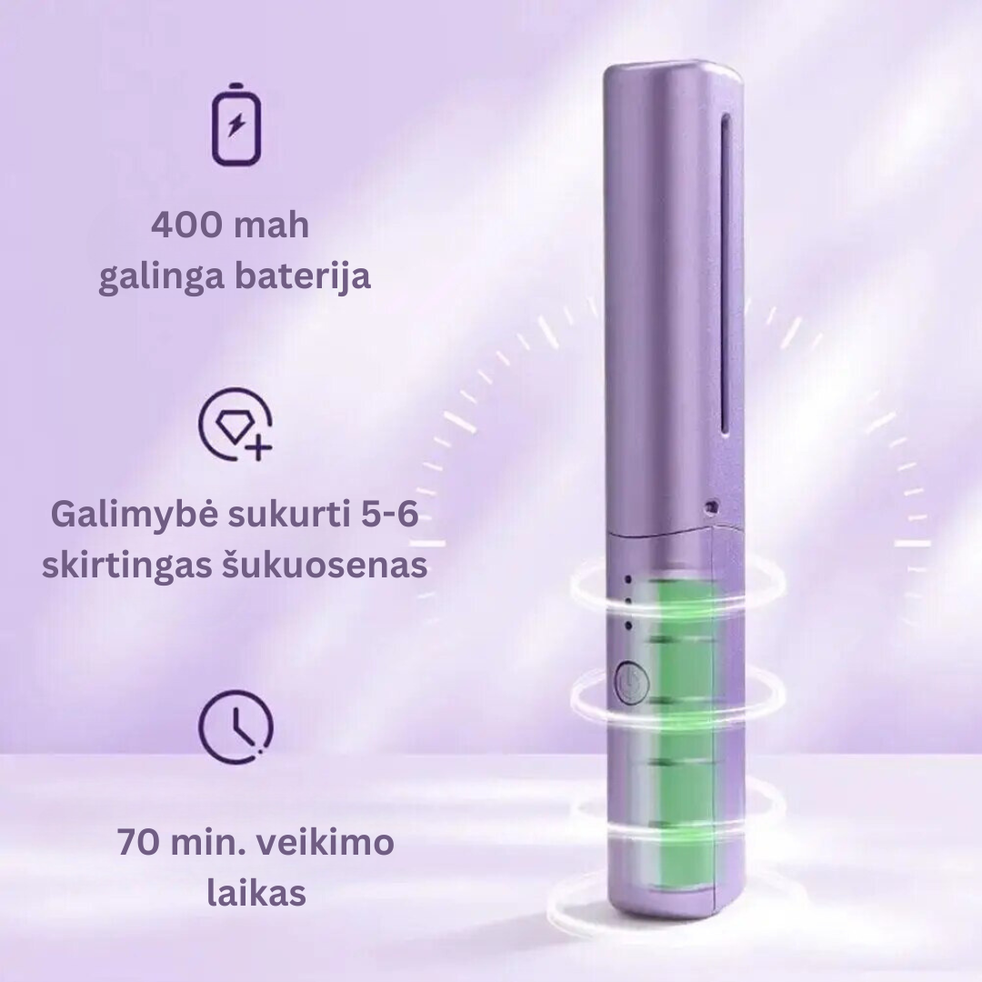 Belaidis plaukų tiesintuvas - Originalu-pigu