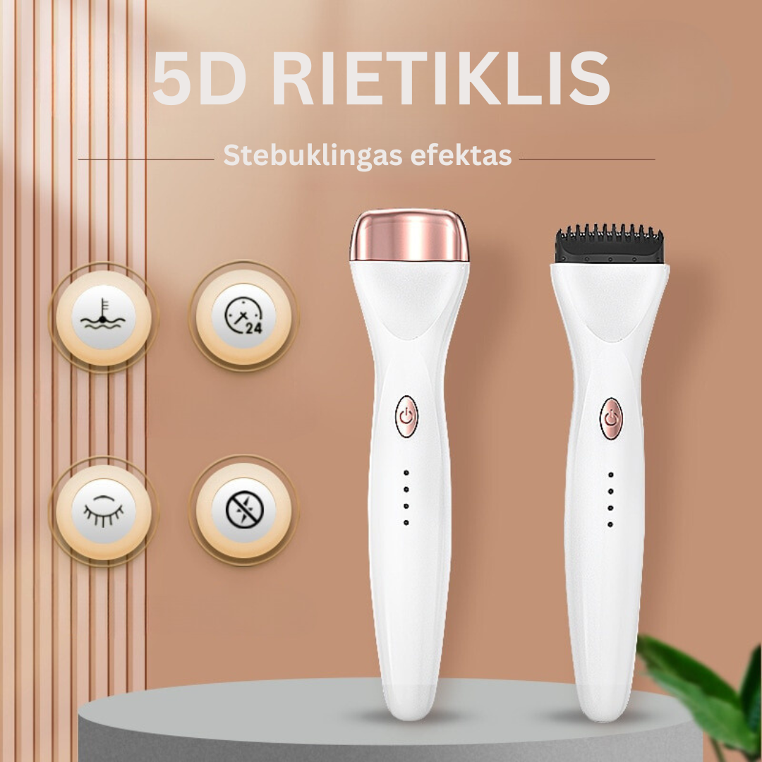 5D elektrinis blakstienų rietiklis - Originalu-pigu