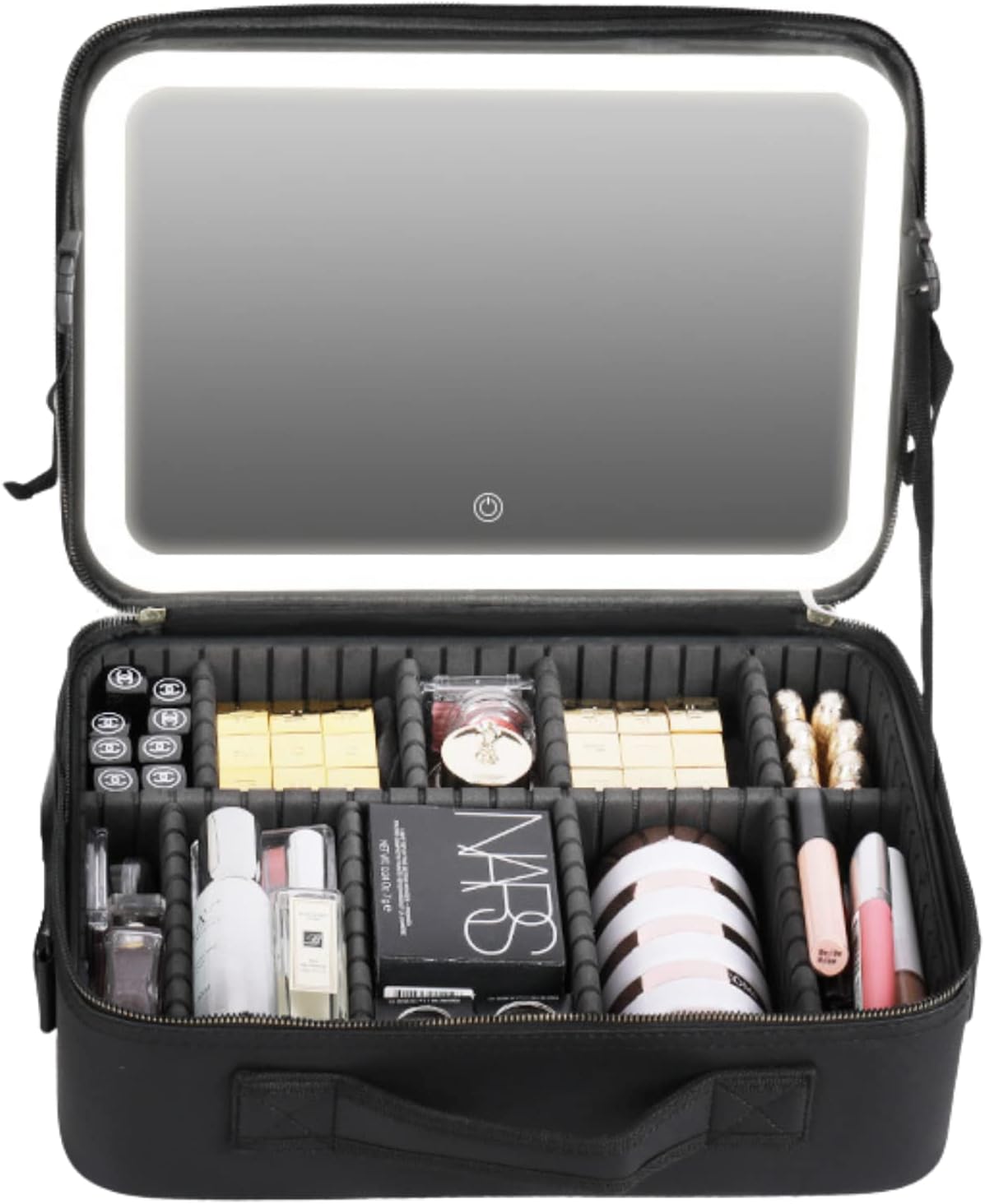 Didelė kosmetinė su LED veidrodžiu - Originalu-pigu