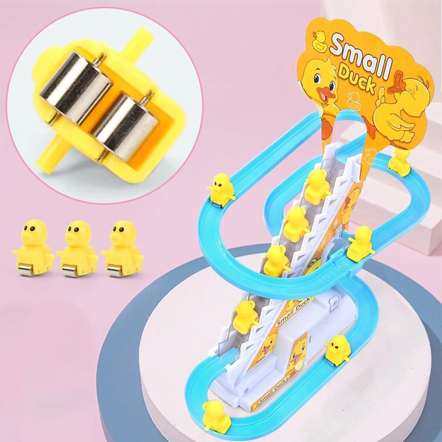 Grojanti čiuožykla su ančiukais - Originalu-pigu