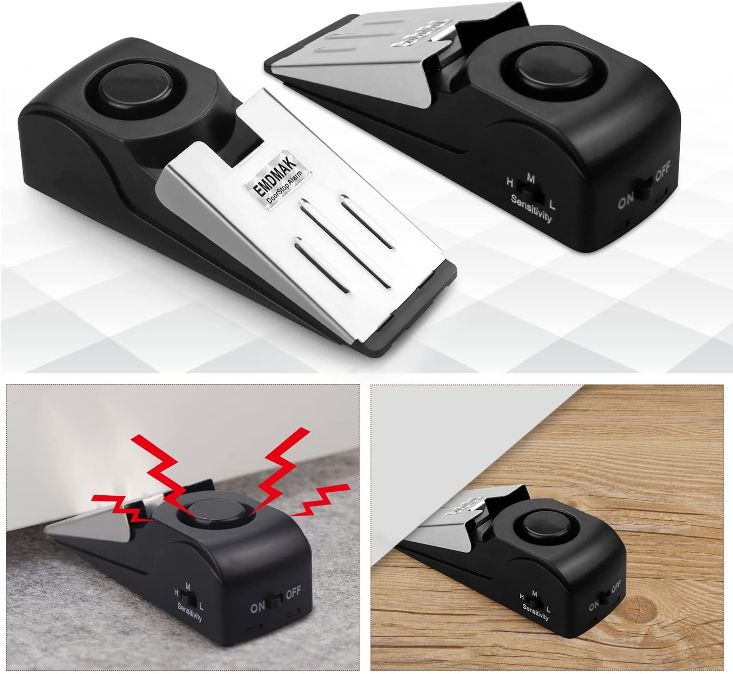 Durų stabdis - signalizacija - Originalu-pigu