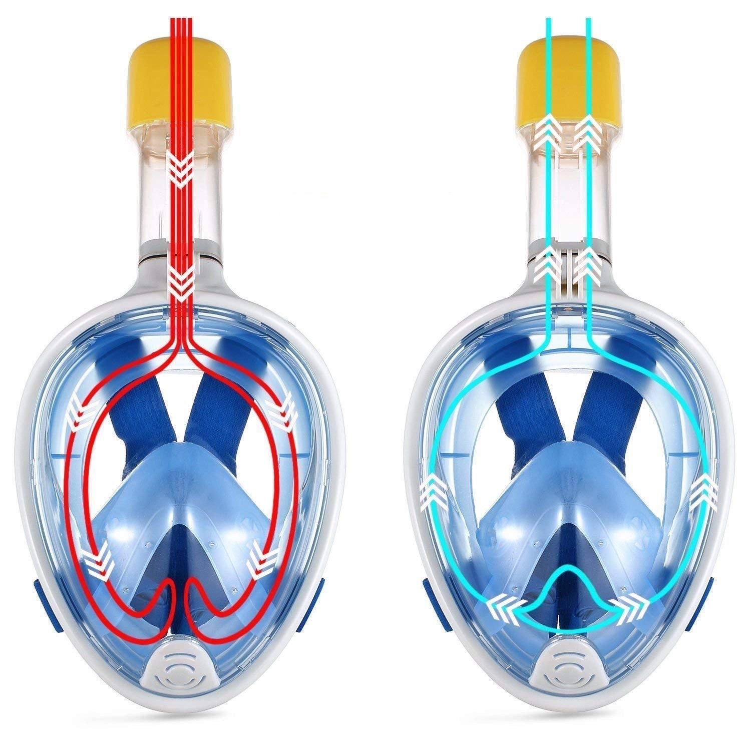 Pilno veido nardymo kaukė AquaVisor™ - Originalu-pigu