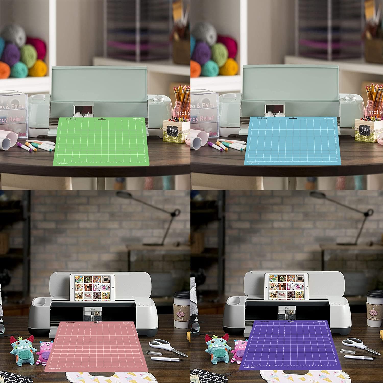 Lipnūs kilimėliai rankdarbiams (4 vnt.) - Originalu-pigu