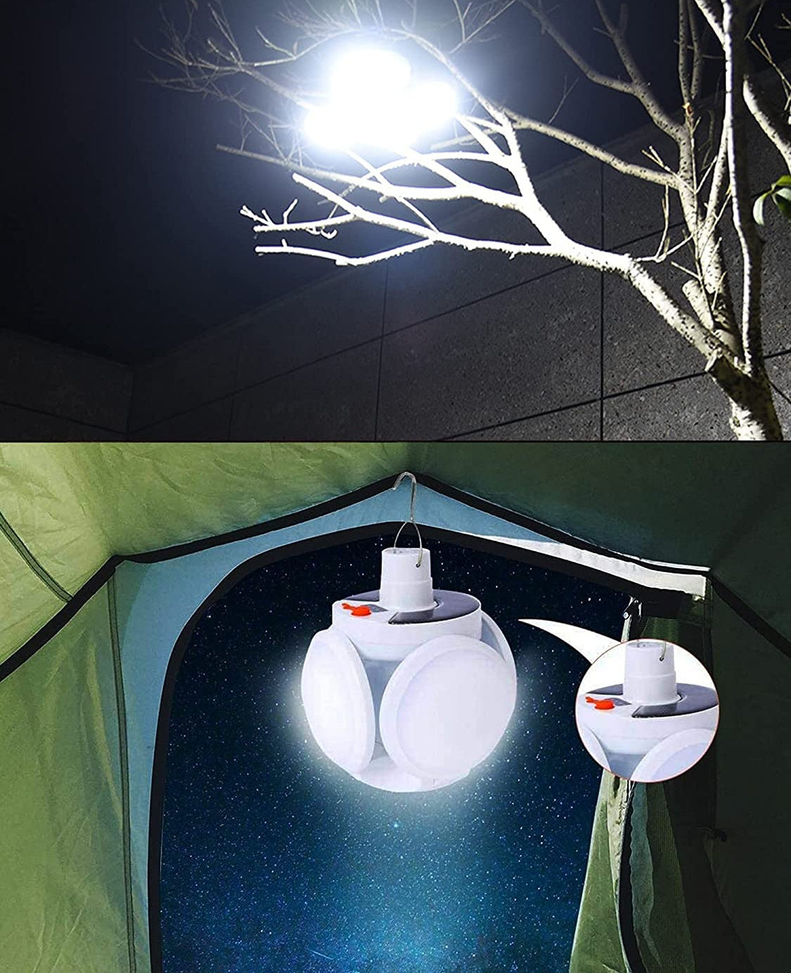 Sulankstomas žibintas "SolarGENIUS™" su saulės baterija - Originalu-pigu