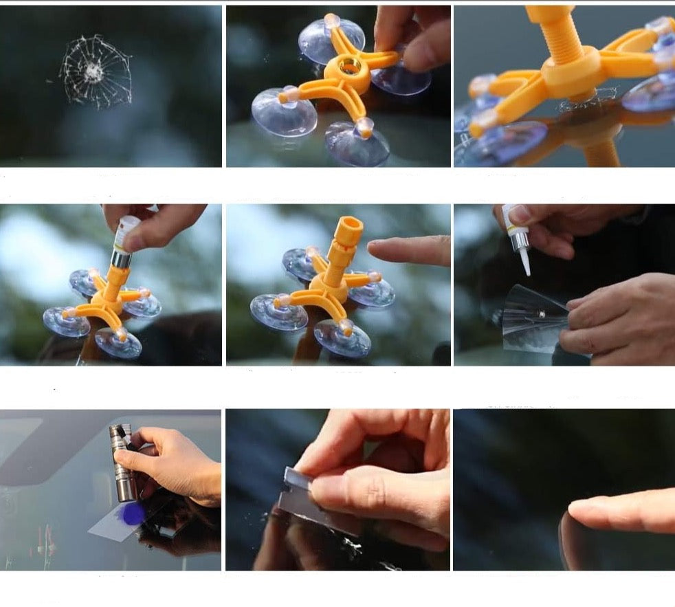 Automobilio priekinio stiklo remonto rinkinys - Originalu-pigu