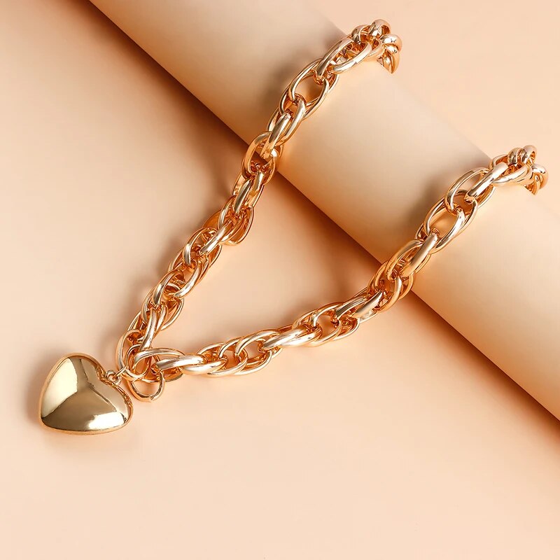 Grandinėlė su širdelės pakabuku - Originalu-pigu