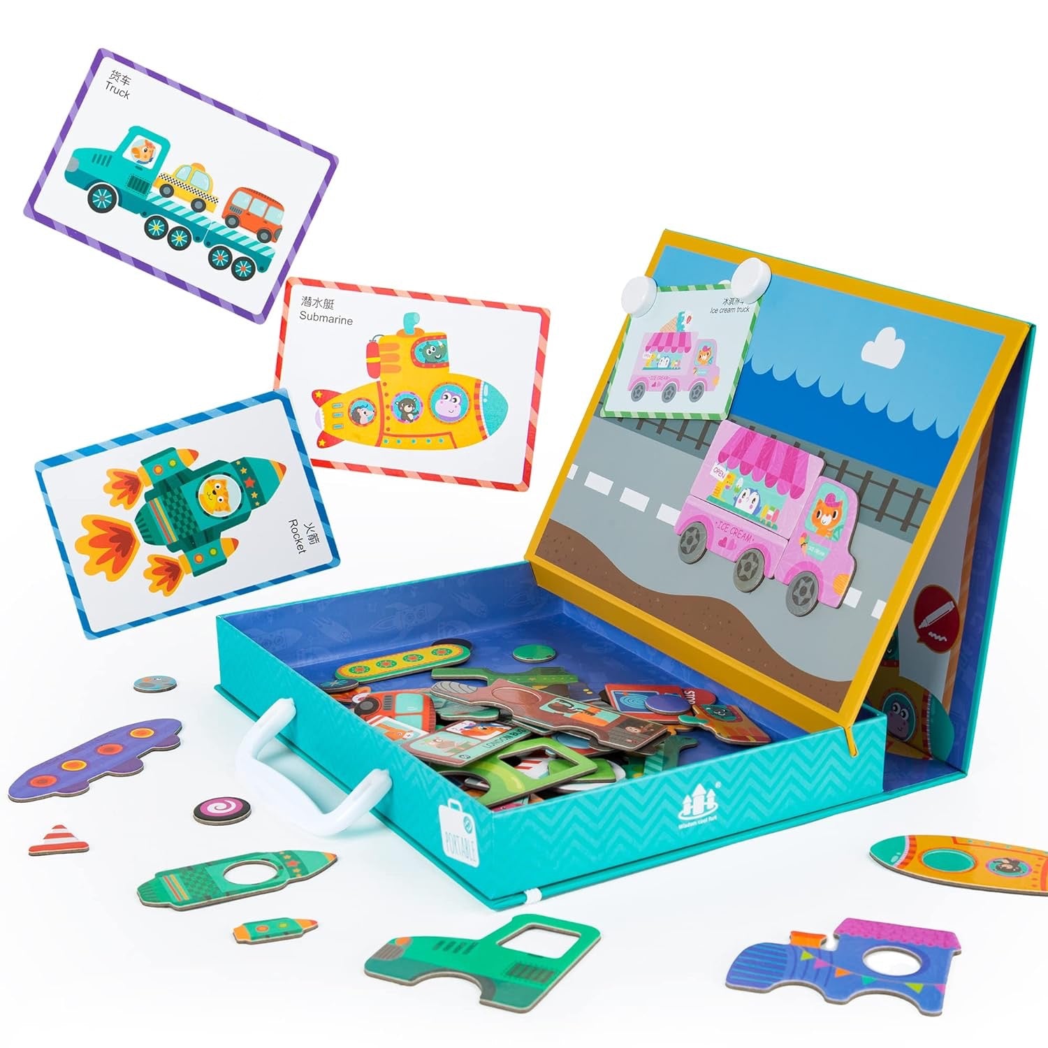 3D magnetinė edukacinė dėlionė - Originalu-pigu