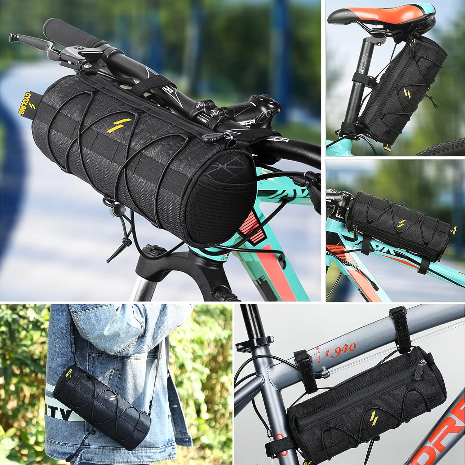 Neperšlampamas dviračio krepšys - Originalu-pigu