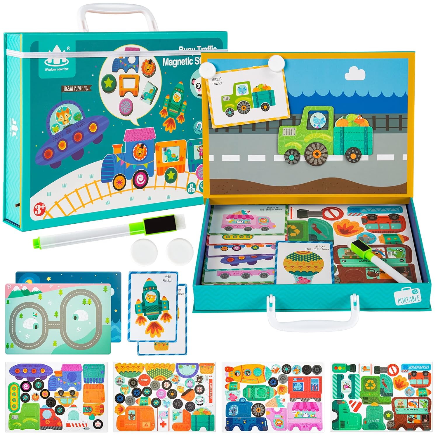 3D magnetinė edukacinė dėlionė - Originalu-pigu