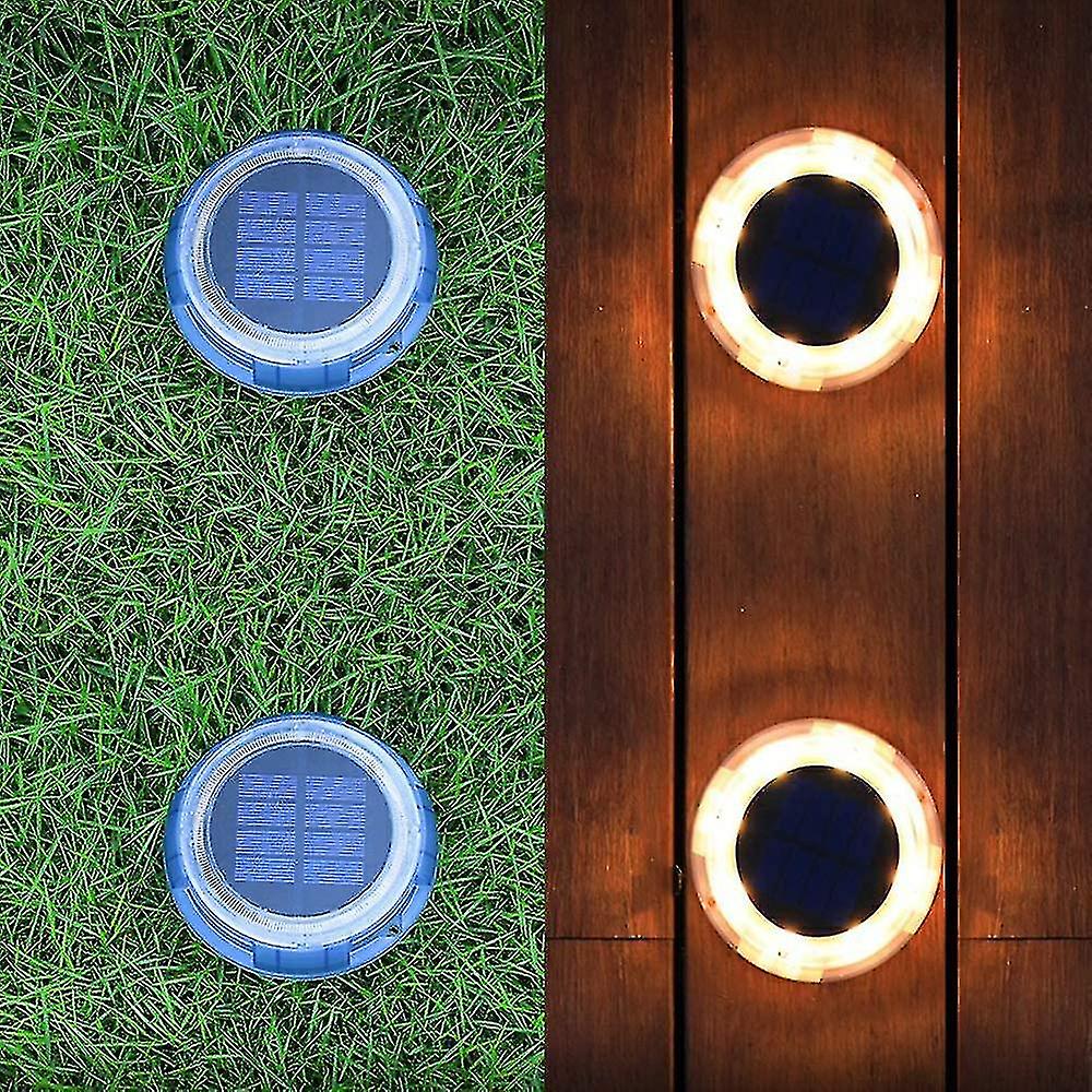 LED žibintai su saulės baterija (4 vnt.) - Originalu-pigu