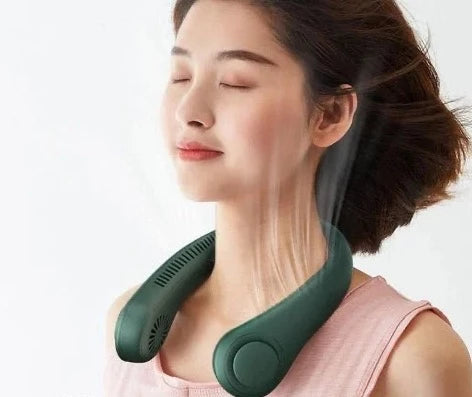 Ant kaklo nešiojamas ventiliatorius "WindGENIUS™" - Originalu-pigu