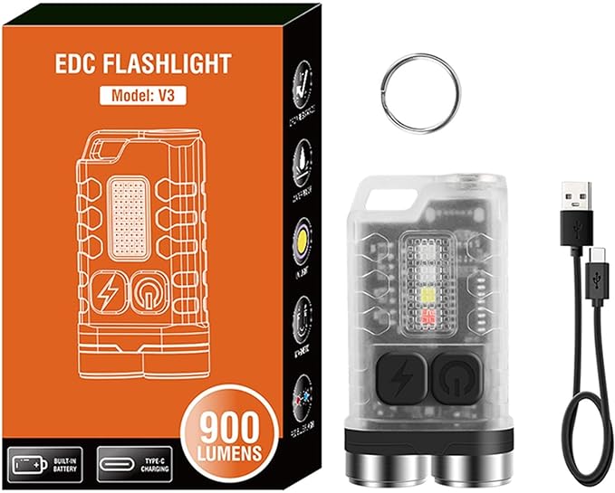 Magnetinis raktų pakabukas-žibintuvėlis - Originalu-pigu