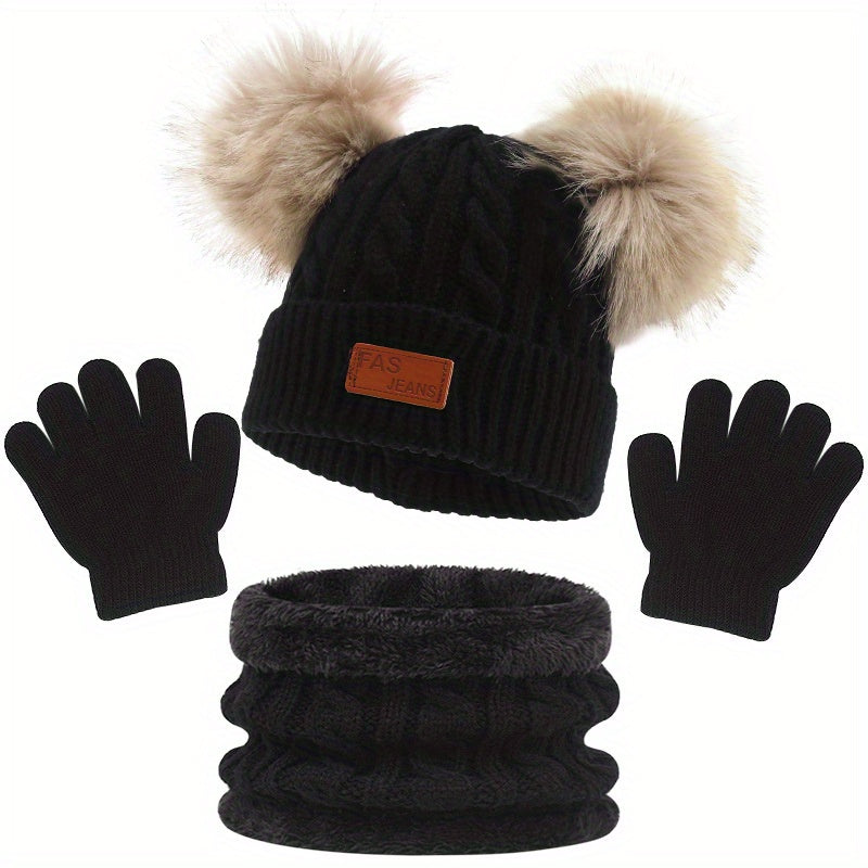 Kepurė, šalikas ir pirštinės vaikams - Originalu-pigu