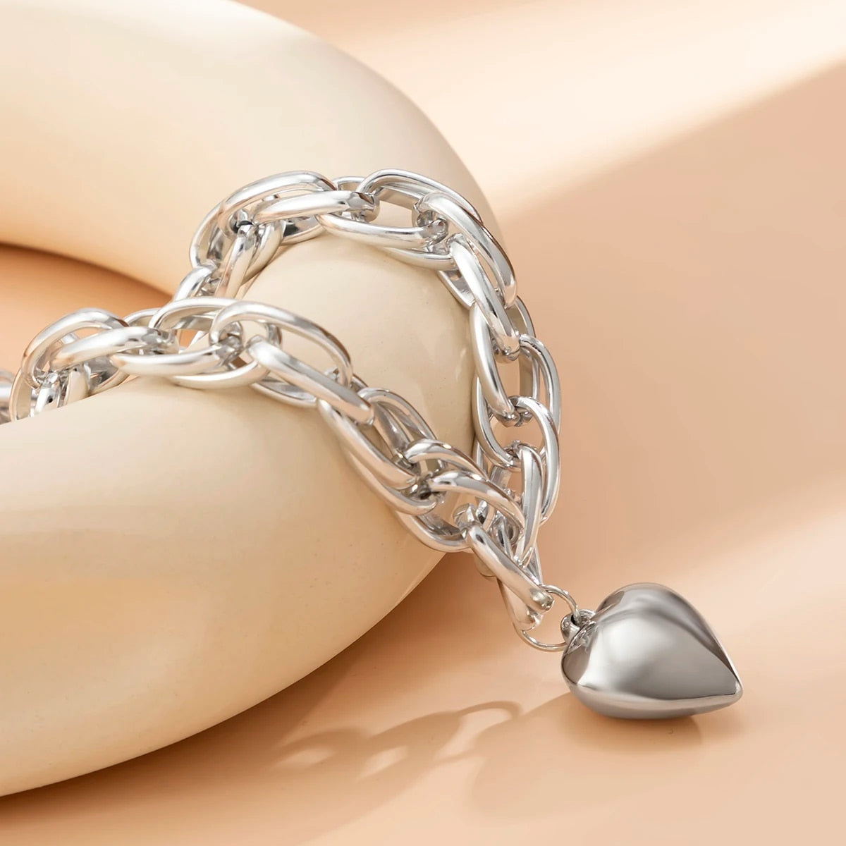 Grandinėlė su širdelės pakabuku - Originalu-pigu