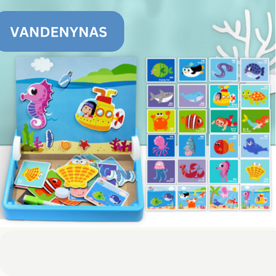 3D magnetinė edukacinė dėlionė - Originalu-pigu