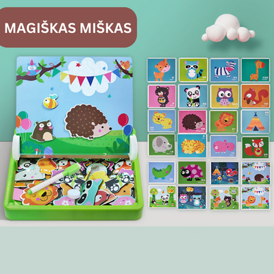 3D magnetinė edukacinė dėlionė - Originalu-pigu
