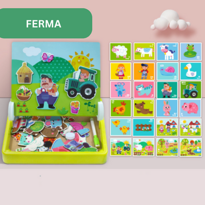 3D magnetinė edukacinė dėlionė - Originalu-pigu