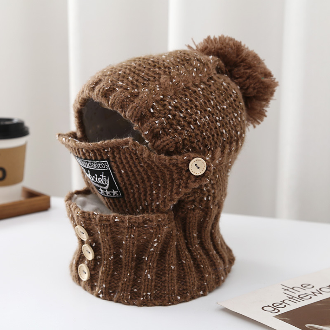 Moteriška kepurė ir šalikas viename - Originalu-pigu