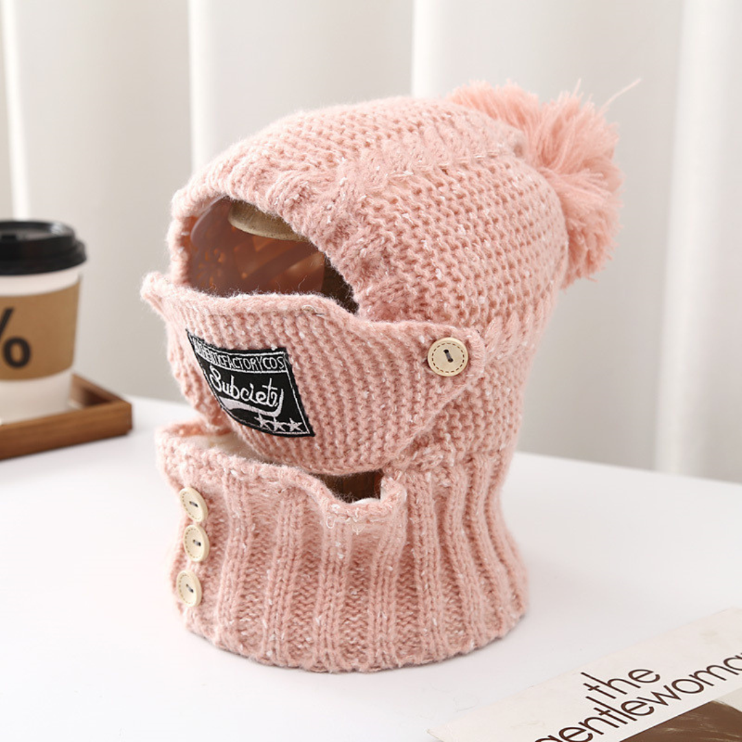 Moteriška kepurė ir šalikas viename - Originalu-pigu