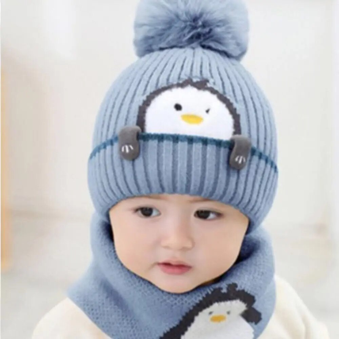 Žieminė kepurė ir šalikas vaikams - Originalu-pigu