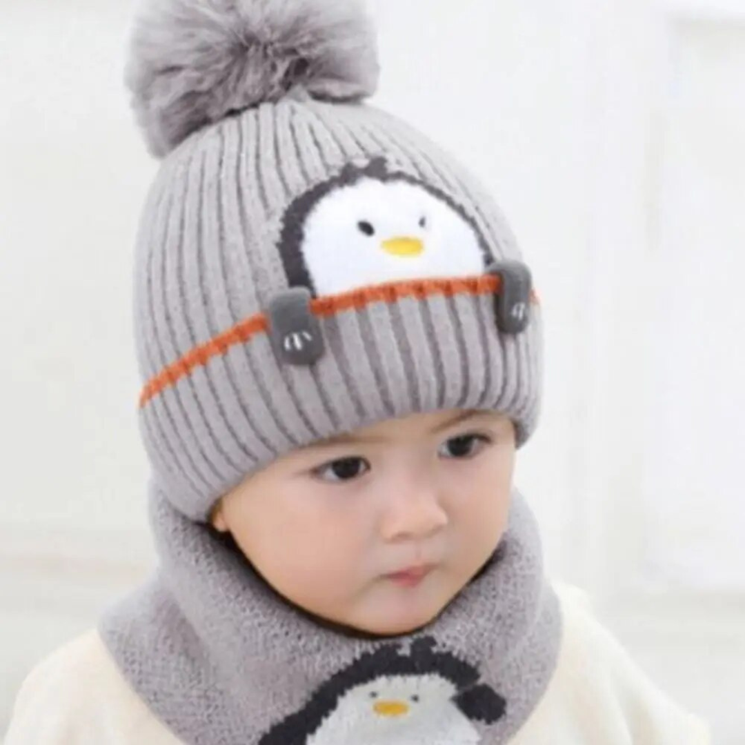 Žieminė kepurė ir šalikas vaikams - Originalu-pigu