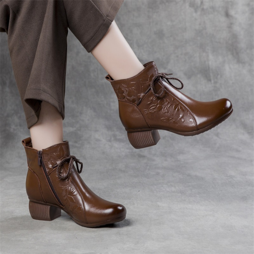 Moteriški odiniai batai su užtrauktuku - Originalu-pigu