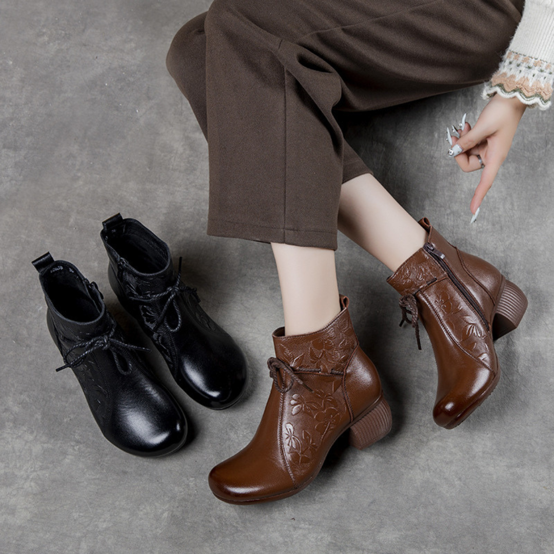 Moteriški odiniai batai su užtrauktuku - Originalu-pigu