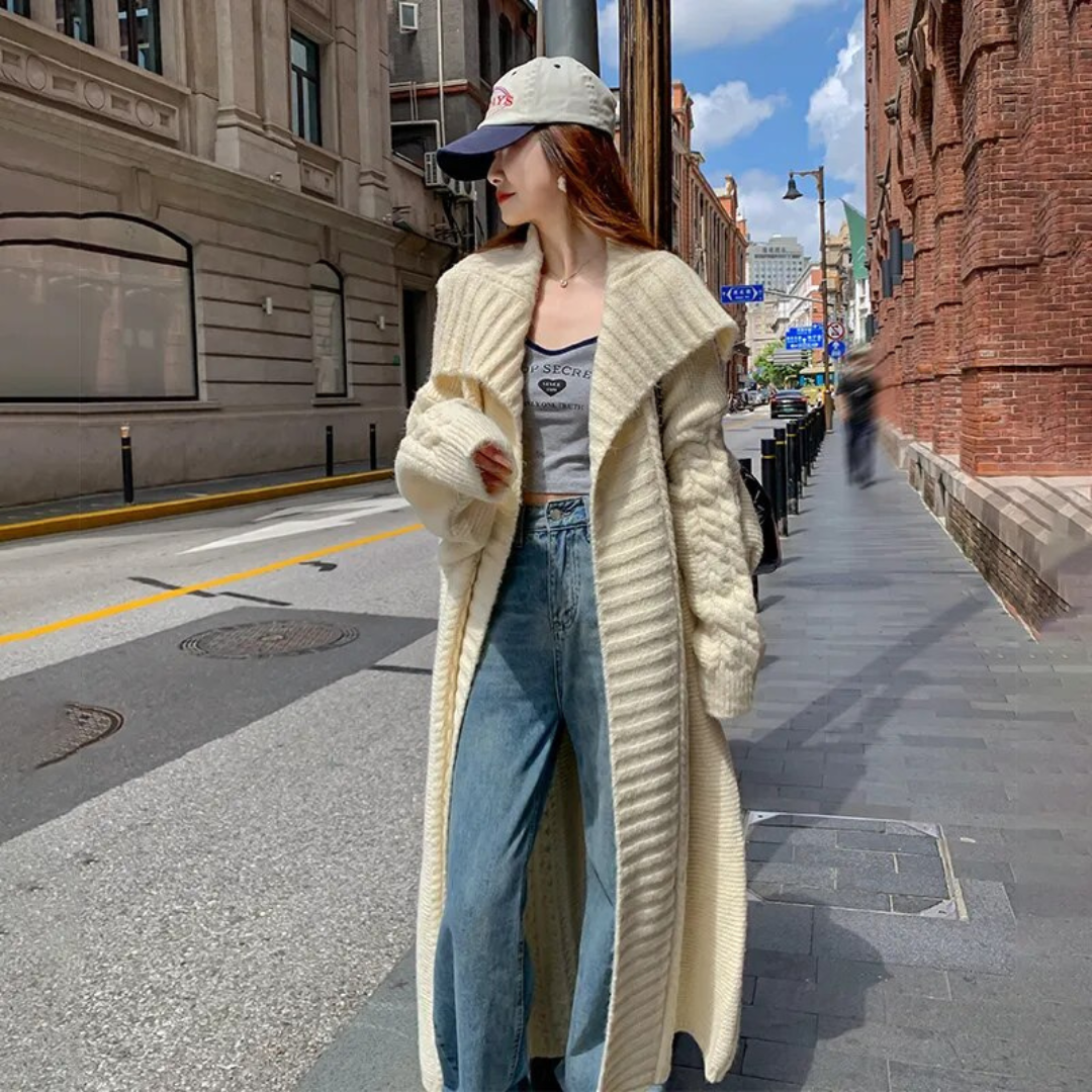 Moteriškas žieminis kardiganas - Originalu-pigu