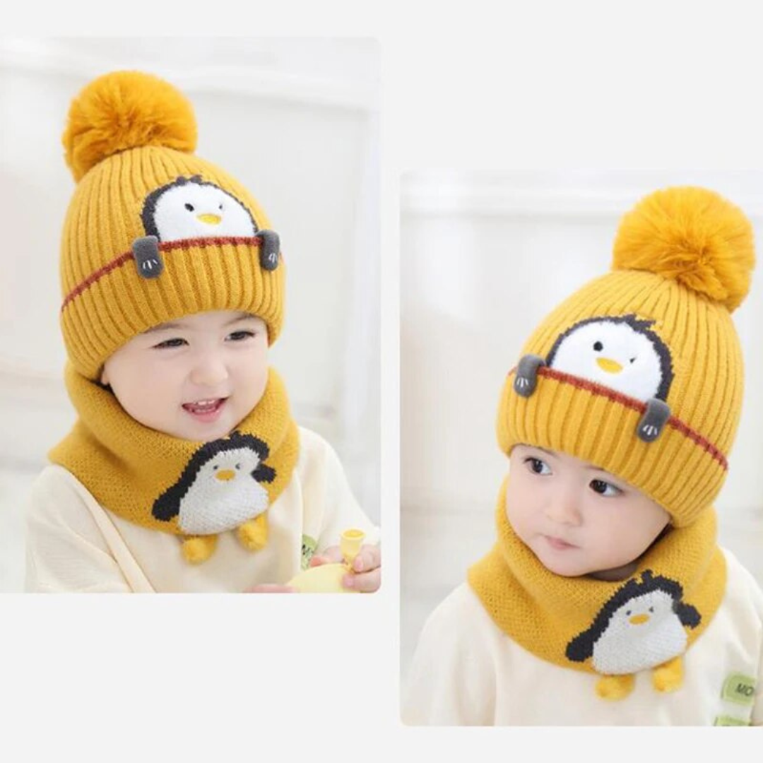 Žieminė kepurė ir šalikas vaikams - Originalu-pigu