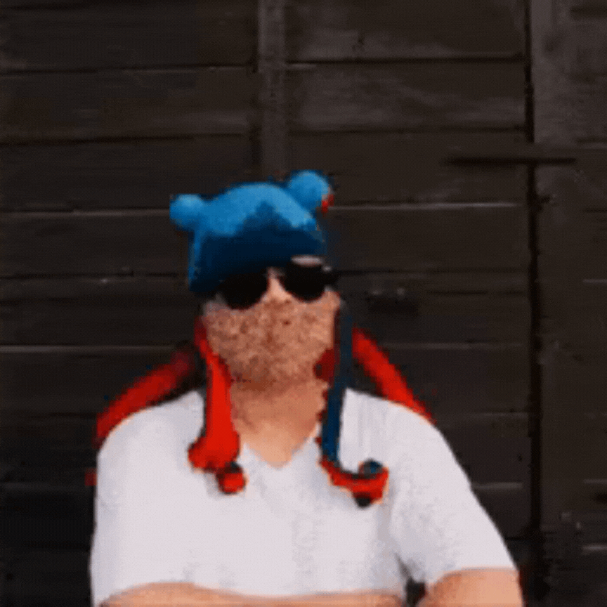 Vyriška kalmaro formos kepurė - Originalu-pigu