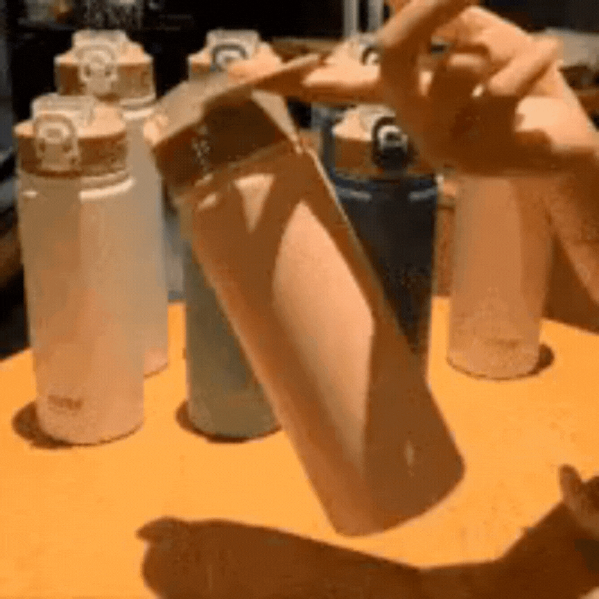 Nerūdijančio plieno termosas su šiaudeliu - Originalu-pigu