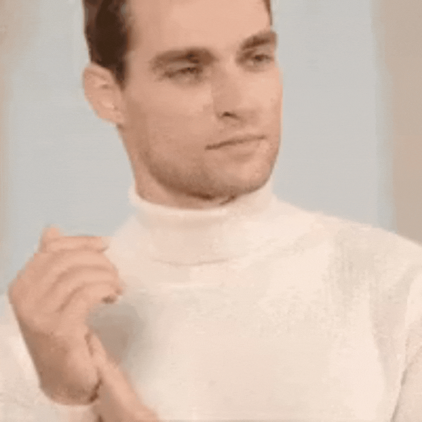 Vyriškas megztinis su aukšta apykakle - Originalu-pigu