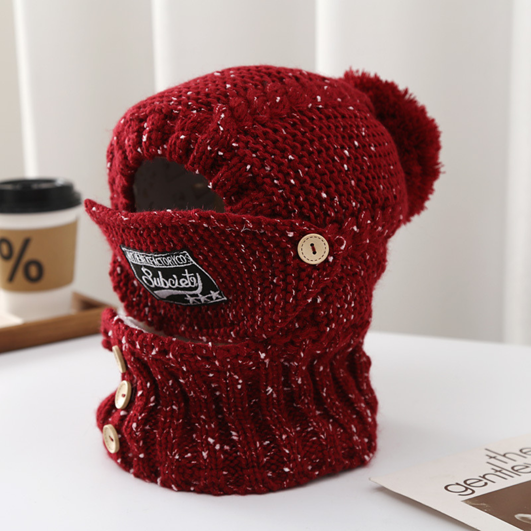 Moteriška kepurė ir šalikas viename - Originalu-pigu