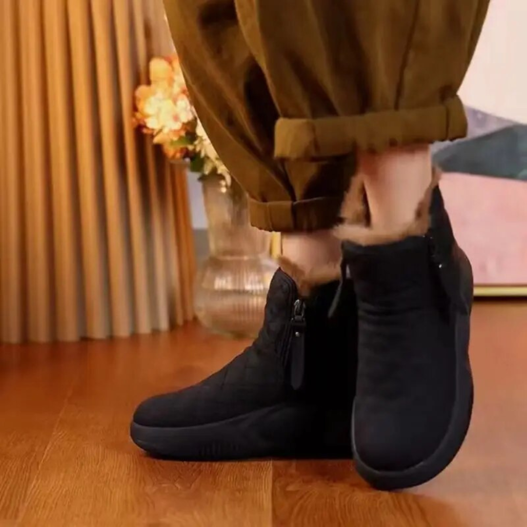 Moteriški žieminiai batai su užtrauktuku - Originalu-pigu