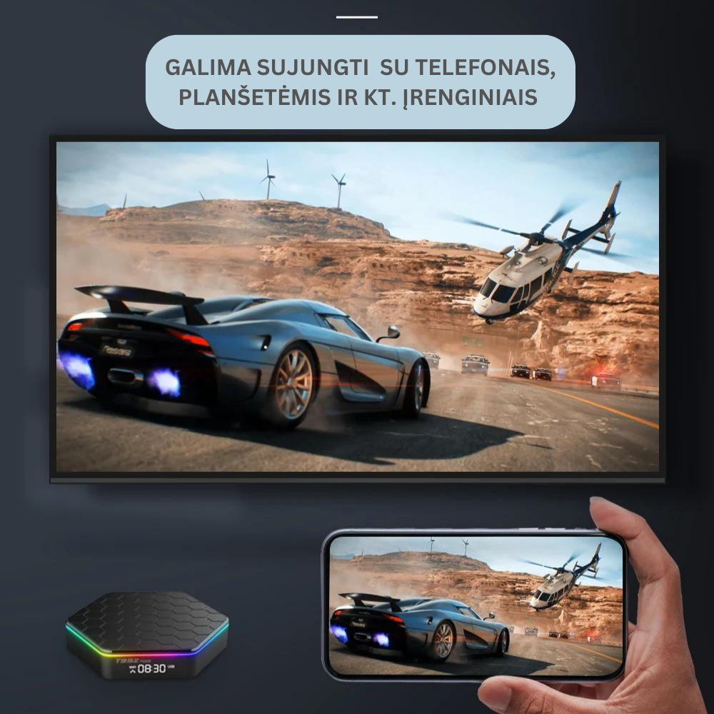 6K TV dėžutė - nemokami kanalai iš viso pasaulio - Originalu-pigu