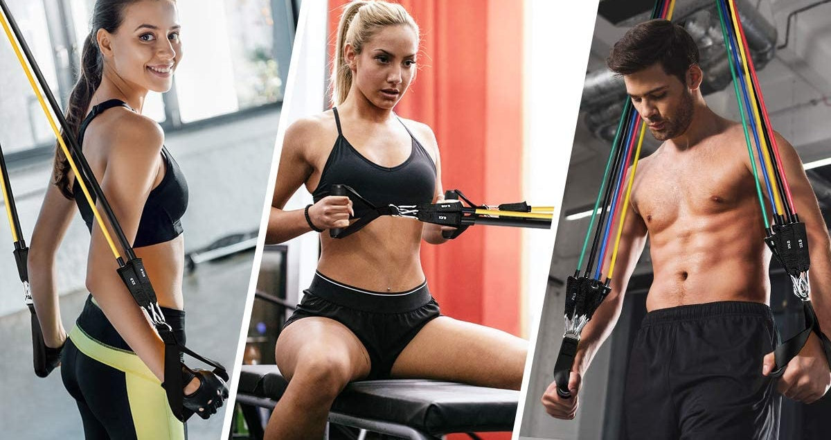 Pasipriešinimą sukuriančios gumos sportui FlexaVibe™ - Originalu-pigu