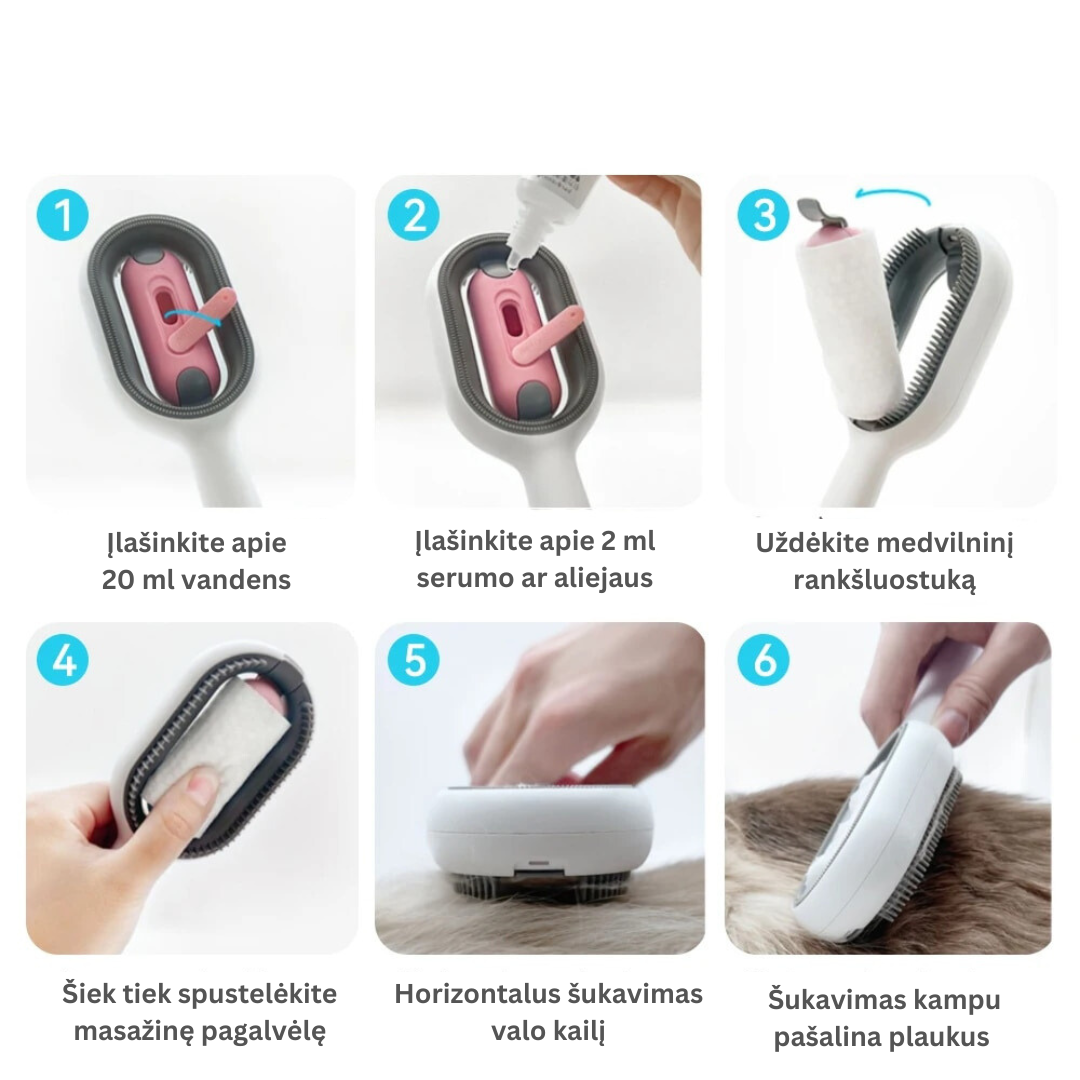 Dvipusės šukos gyvūnams - Originalu-pigu