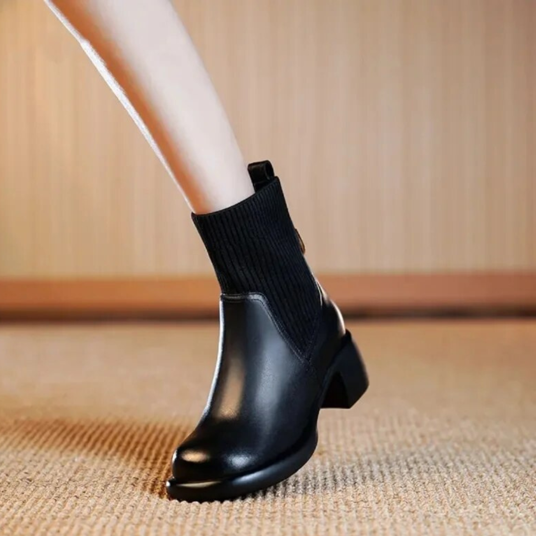 Moteriški minkštos odos žieminiai batai - Originalu-pigu