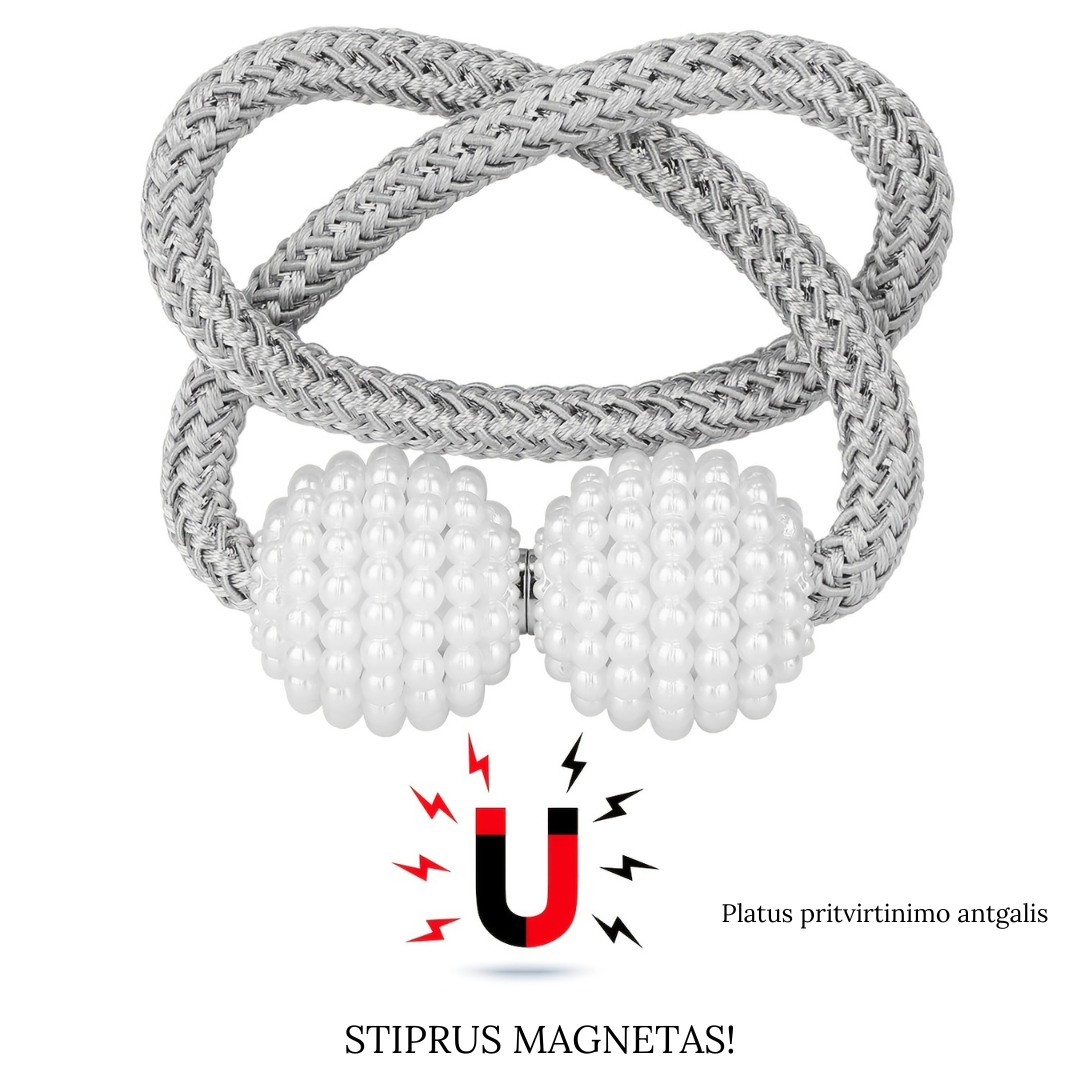 Magnetinis užuolaidų laikiklis (2 vnt.) - Originalu-pigu