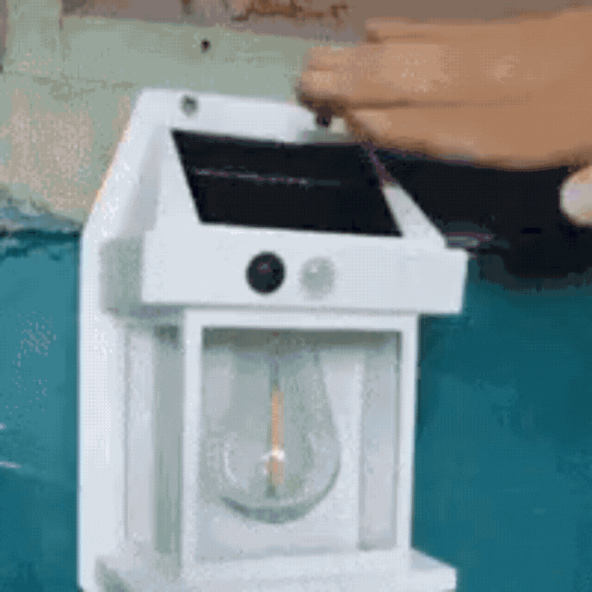 Kiemo lemputė su saulės kolektoriumi - Originalu-pigu