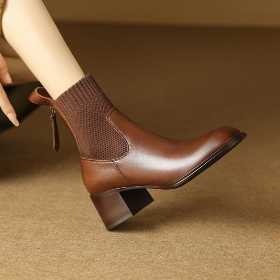 Moteriški minkštos odos žieminiai batai - Originalu-pigu