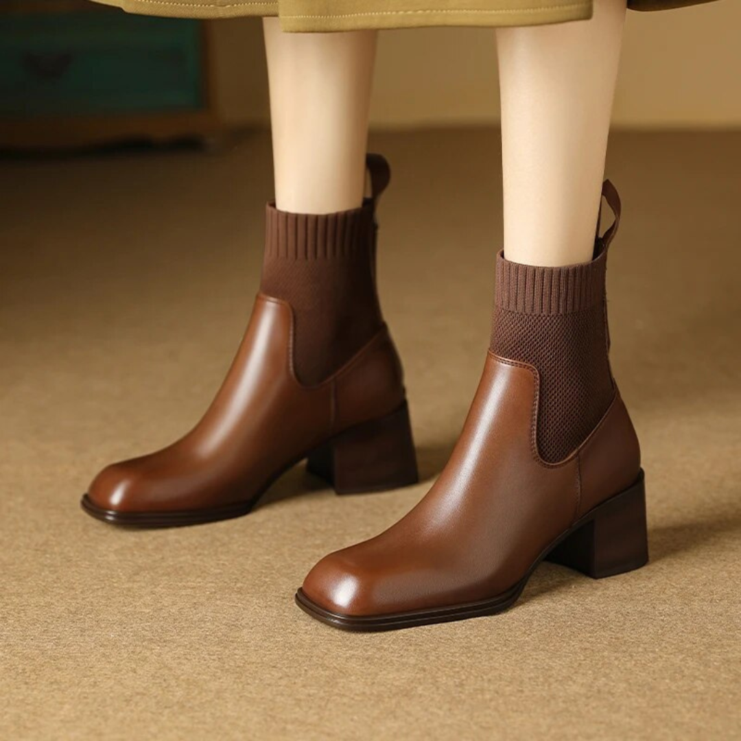 Moteriški minkštos odos žieminiai batai - Originalu-pigu