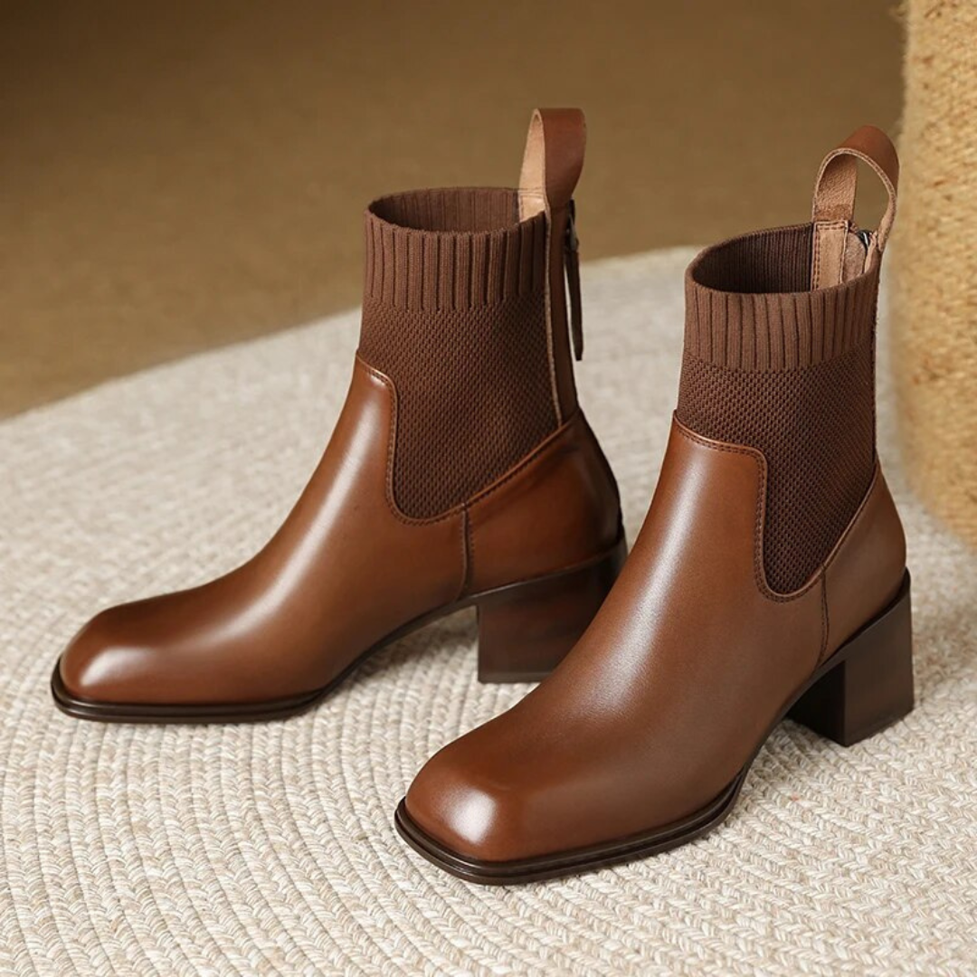 Moteriški minkštos odos žieminiai batai - Originalu-pigu