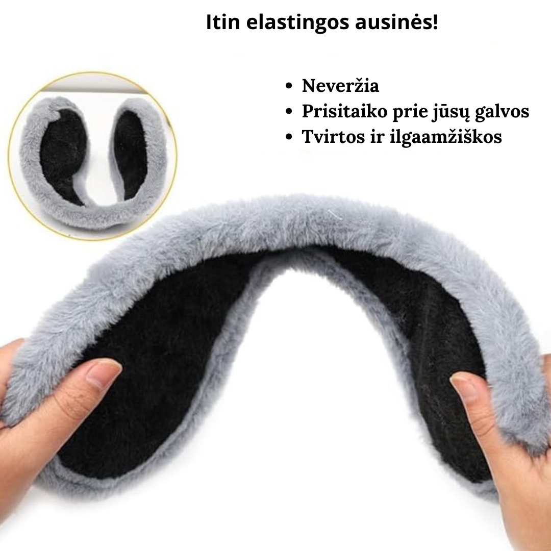 Šiltos ir švelnios ausinės žiemai - Originalu-pigu