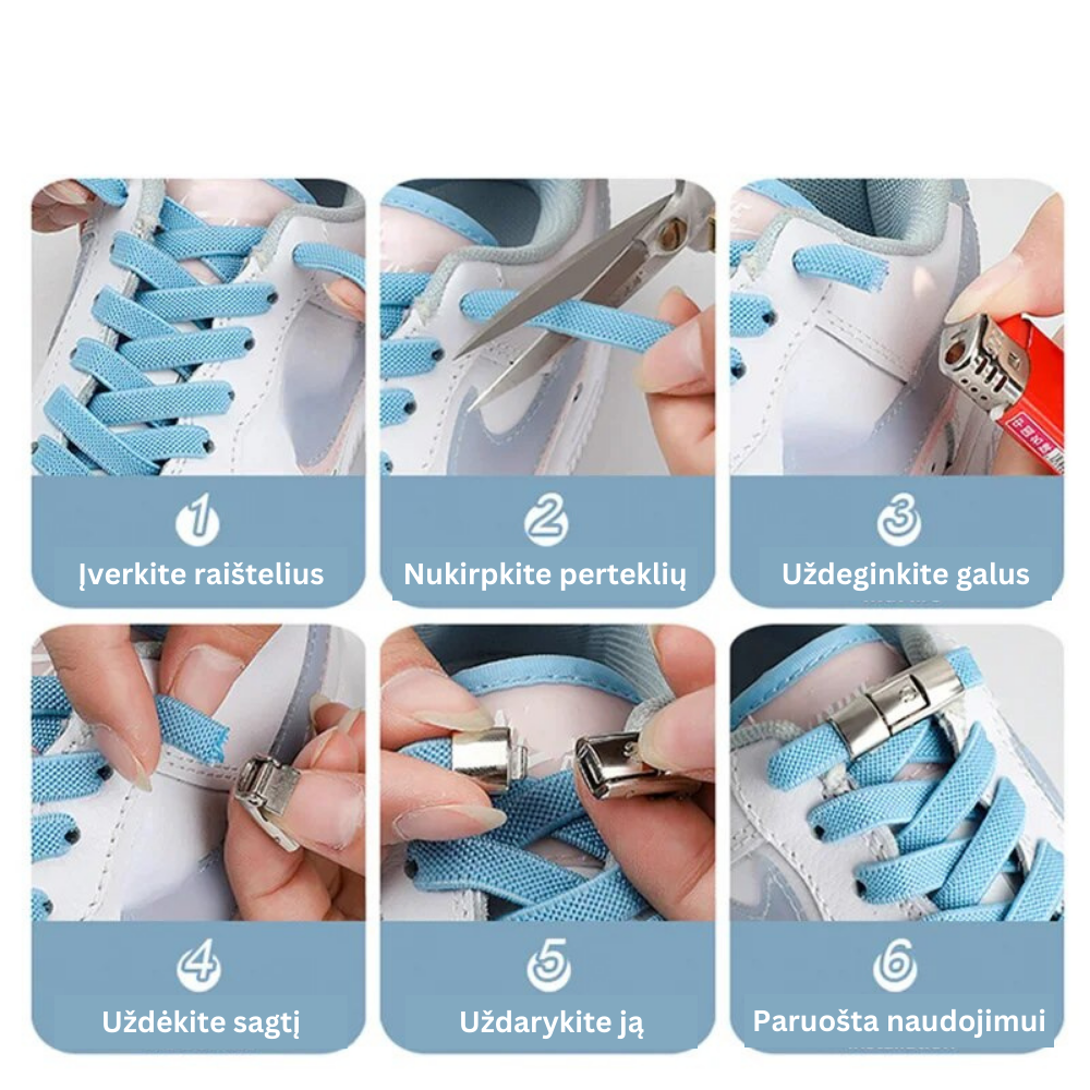 Batų raišteliai su sagtimi (1 pora) - Originalu-pigu